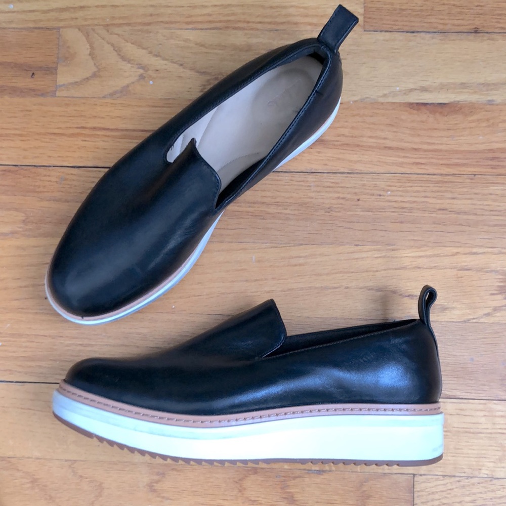 Clarks Leather Slip Ons